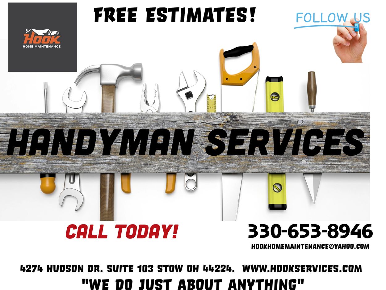 Handyman, Home Remodel Hook Home Maintenance Stow, Ohio